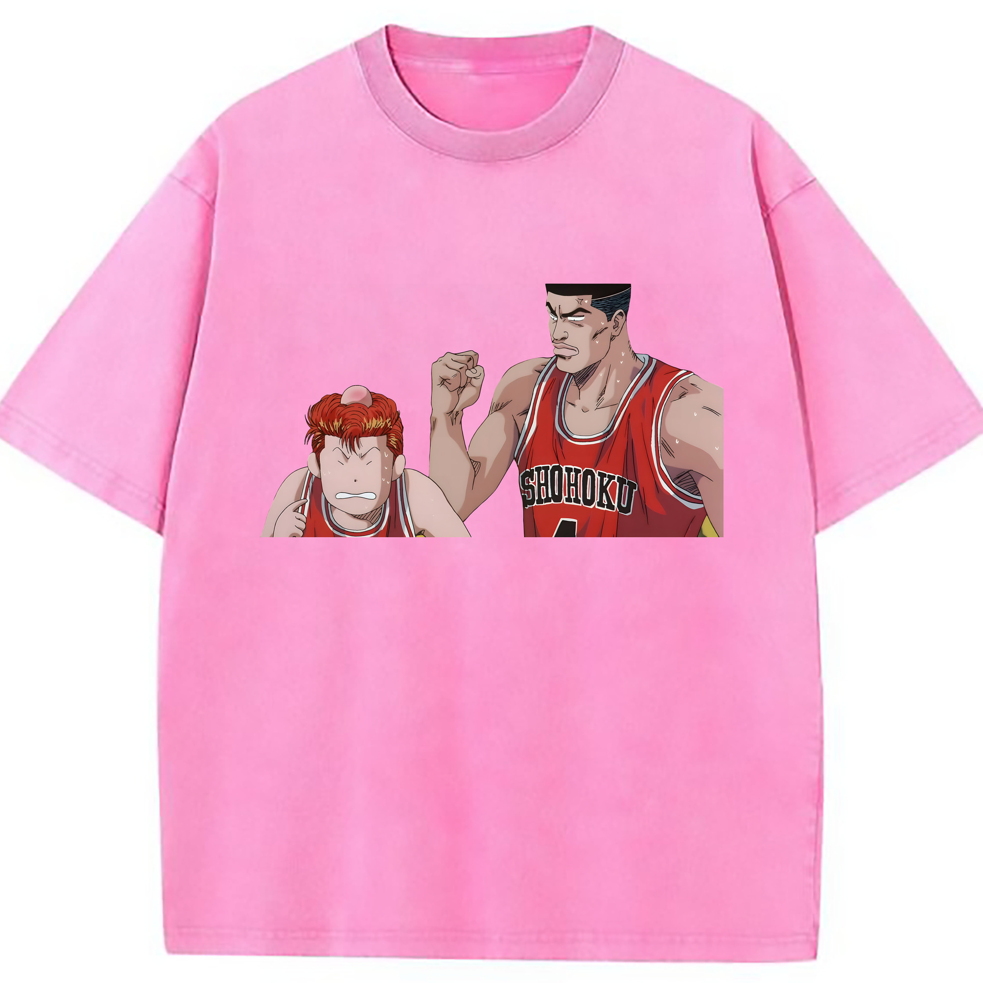 （画像用） SLAM DUNK／スラムダンク 綿100% ヴィンテージ風 半袖Tシャツ（フロントプリント）